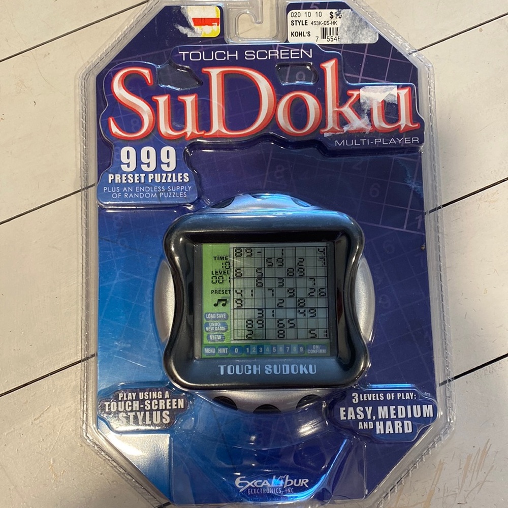 Touch screen sudoku in package New (D5526)